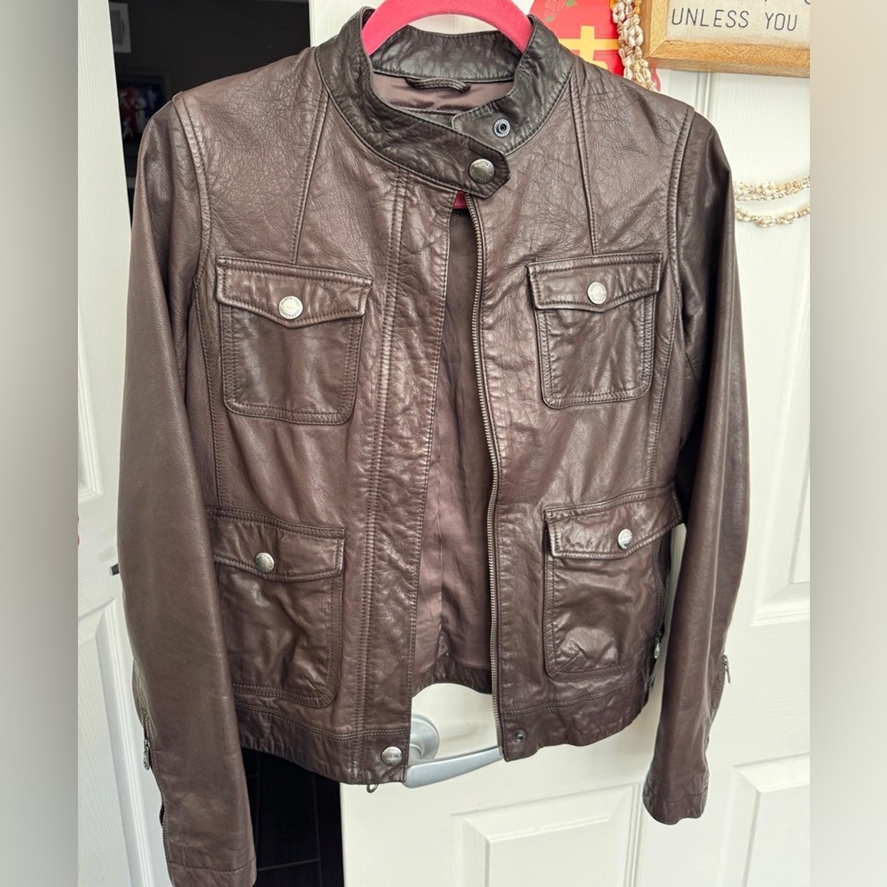 Martin+ Osa Genuine Leather Jacket, size small